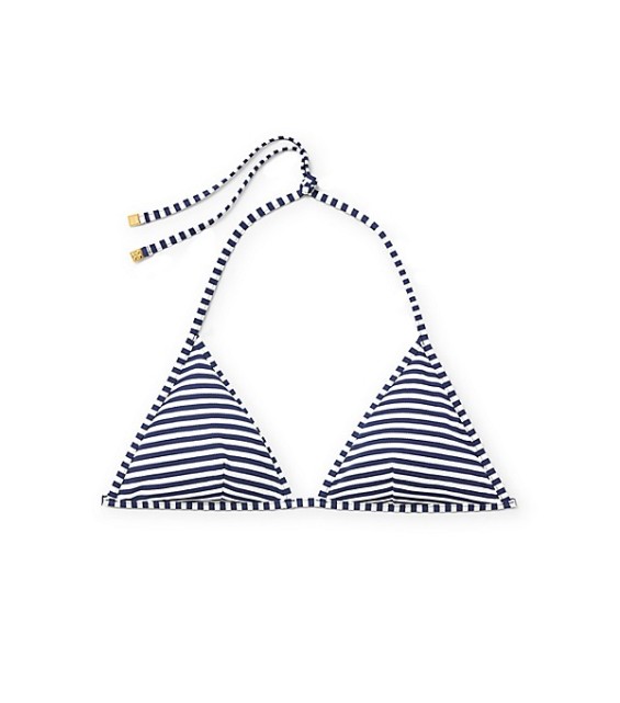 Tory Burch CLEMENTE BIKINI TOP TORY NAVY CLASSIC STRIPE D tory burch private sale spring 2016
