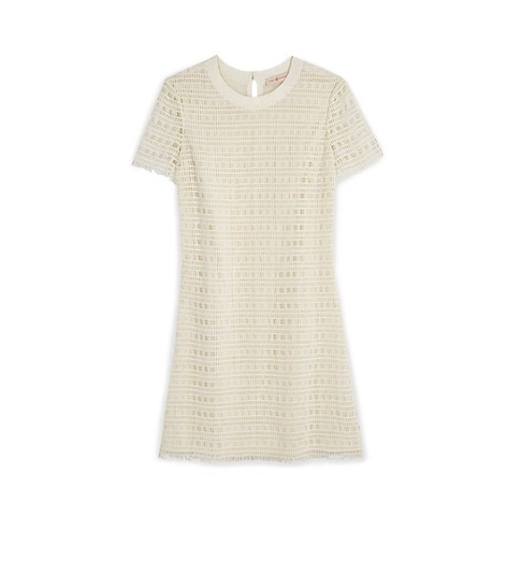 Tory Burch CROCHET DRESS New Ivory tory burch private sale spring 2016