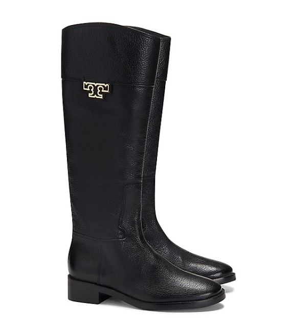 Tory Burch JOANNA RIDING BOOT Black tory burch private sale spring 2016