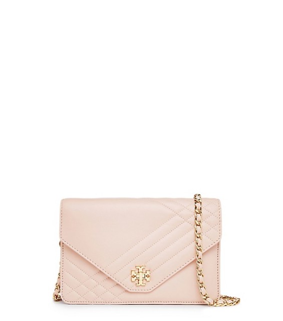 Tory Burch KIRA QUILTED CLUTCH Light Oak tory burch private sale spring 2016