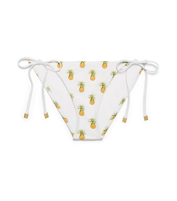 Tory Burch MIRA BIKINI BOTTOM SUN PINEAPPLE A / WHITE