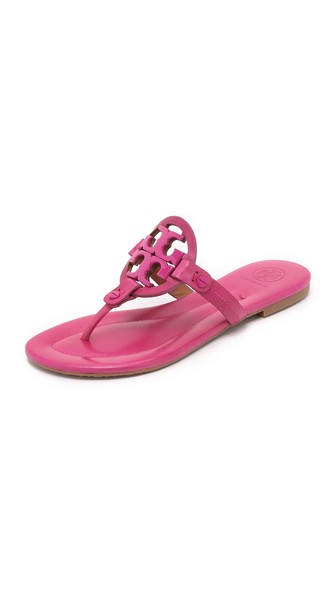 Tory Burch Miller Thong Sandals Saucy Pink Shopbop Spring Sale