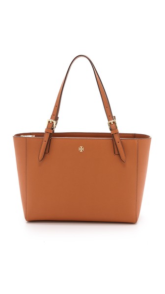 Tory Burch York Small Buckle Tote Luggage Shopbop Spring Sale