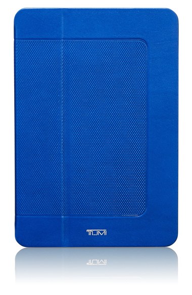 Tumi 'Prism' Leather iPad mini Case Atlantic Blue