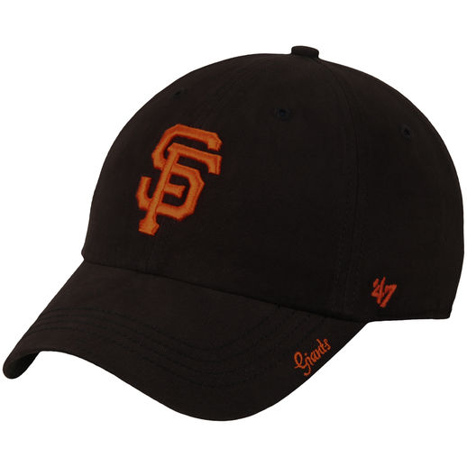 '47 SAN FRANCISCO GIANTS WOMEN'S BLACK MIATA CLEAN UP ADJUSTABLE HAT san francisco giants mother's day hats for mom