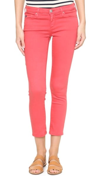 AG The Stilt Cigarette Crop Jeans Hi-White Dahlia Shopbop
