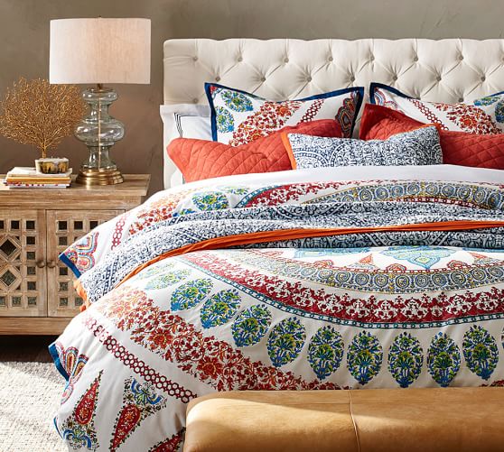 AURORA DUVET COVER & SHAM Pottery Barn 