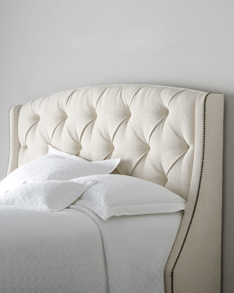 Bernhardt Rami Wing Twin Tufted Headboard Horchow Bedroom Sale