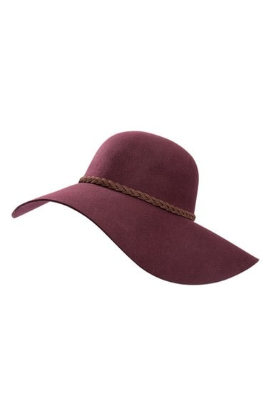 Billabong 'Traveling Tides' Felted Wool Hat Wine