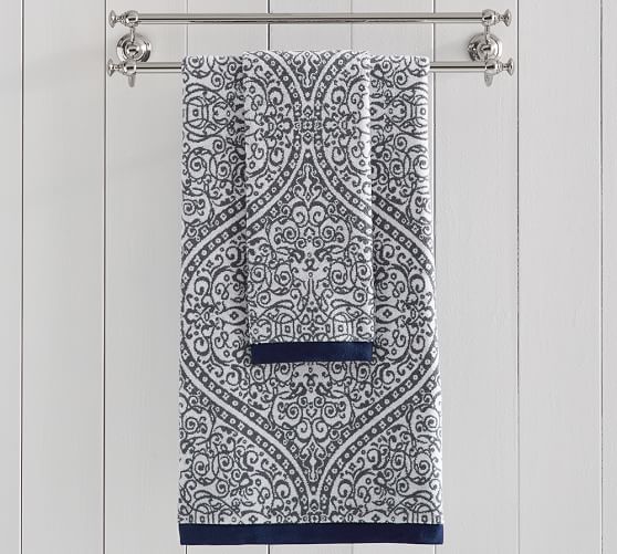 CLARISSA JACQUARD BATH TOWELS Pottery Barn spring friends and family event