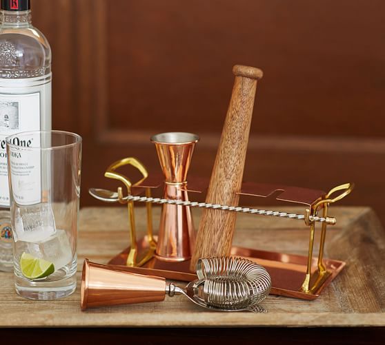 COPPER BAR TOOL SET Pottery Barn
