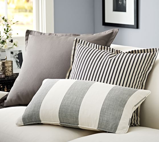 CUSTOM UPHOLSTERY FABRIC PILLOW COVERS Pottery Barn