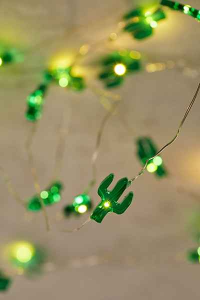Cactus String Lights cinco de mayo mexican decor