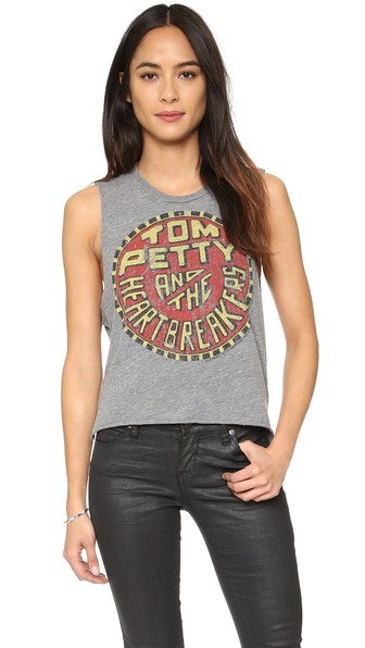 Chaser Tom Petty & The Heartbreakers Tank Top Streaky Grey Shopbop 