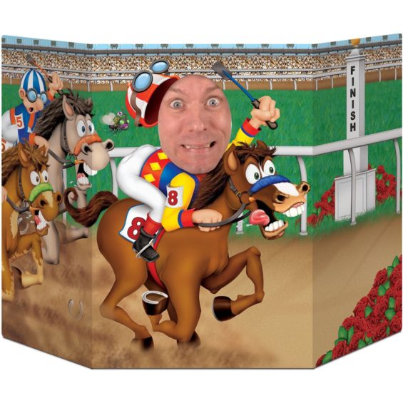 Derby Photo Prop Party Accessory (1 count) (1/Pkg) kentucky derby party home decor