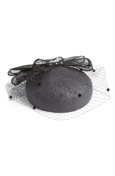 Helene Berman 'Jackie' Veiled Pillbox Hat Black kentucky derby hats for women