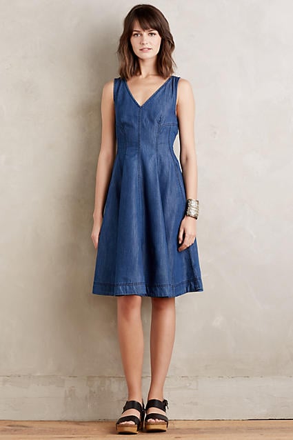 Holding Horses Seamed Denim Dress Anthropologie extra 40% off sale