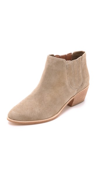 Joie Barlow Suede Booties Cement Shopbop