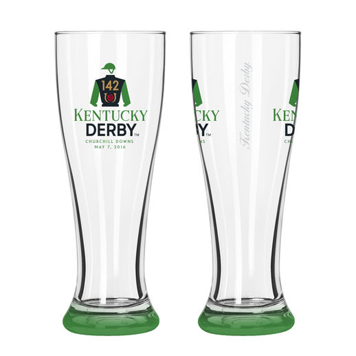 KENTUCKY DERBY 16 OZ. ELITE PILSNER GLASS