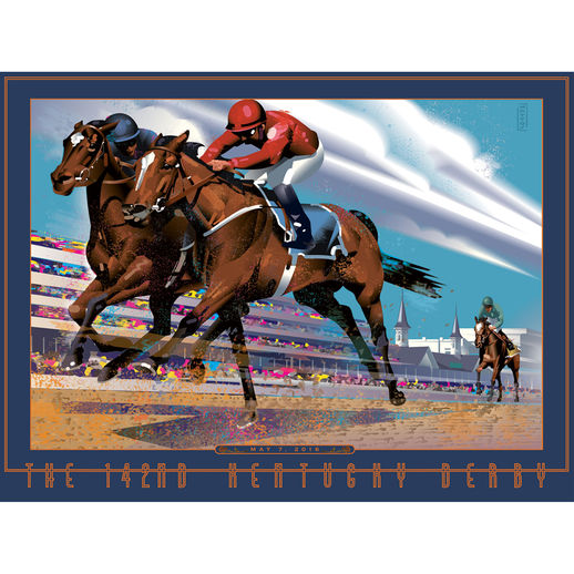 KENTUCKY DERBY 18" X 24" OFFICIAL 142 DERBY POSTER