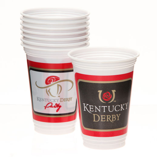 KENTUCKY DERBY 8-PACK 16OZ. ICON BEVERAGE CUPS