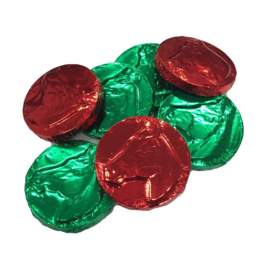 Kentucky Derby Party Horse Chocolates - Red/Green Foil Assorted - 8 Pack
