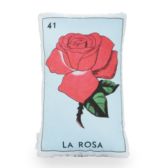 La Rosa Loteria Printed Pillow (Intheseam)