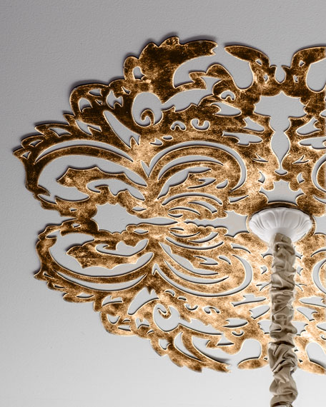 Lace Pattern Ceiling Medallion Horchow Bedroom Sale