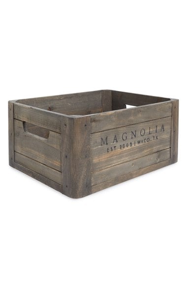 Magnolia Home Nordstrom Wooden Crate