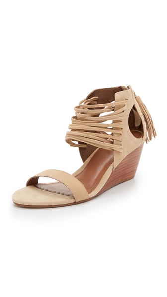 Matiko Bryn Strappy Wedge Sandals Light Brown Shopbop
