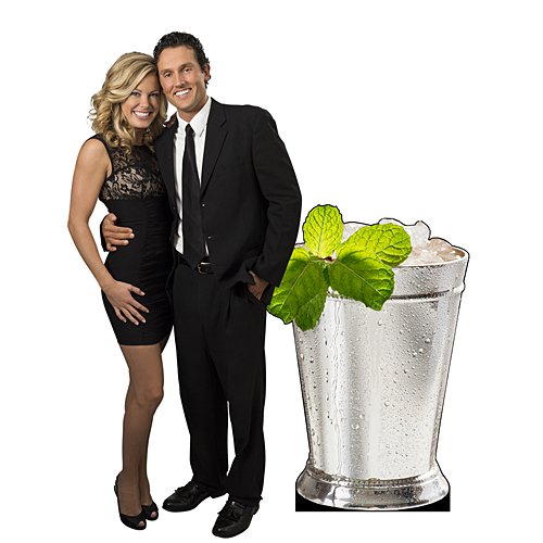 Mint Julep Cocktail Standee kentucky derby party home decor photo prop