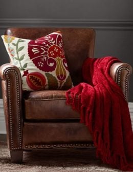 Pottery Barn IRVING LEATHER ARMCHAIR WITH NAILHEADS pottery barn warehouse clearance sale for spring