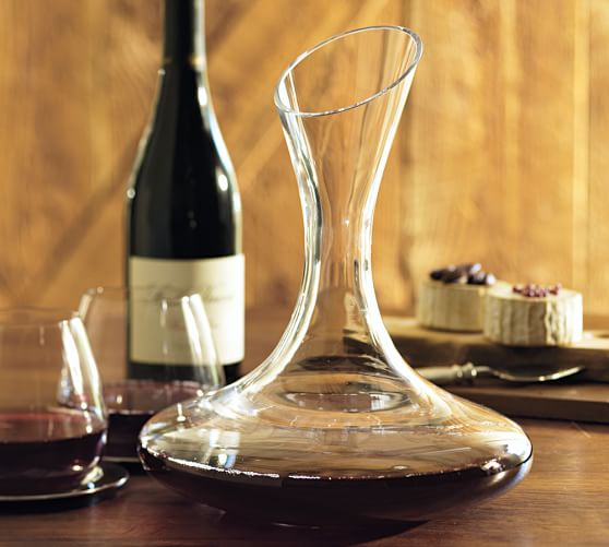 Pottery Barn VINO WINE DECANTER pottery barn free shipping sale