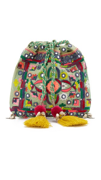 Star Mela Dia Pouch Green Multi Shopbop Friends and Family Sale
