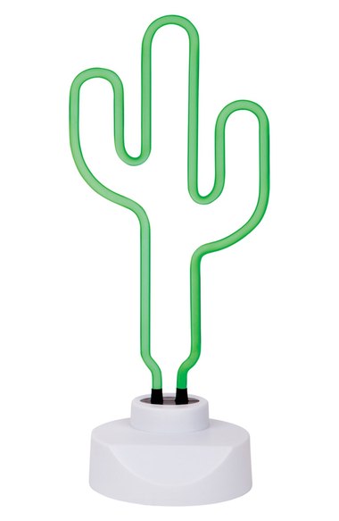 Sunnylife Cactus Neon Light Green cinco de mayo mexican decor