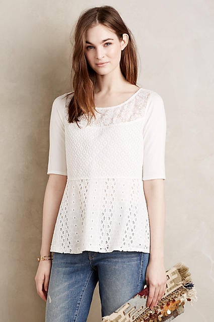 Tiny Amelia Lace Top Ivory Anthropologie Extra 40% Off Sale