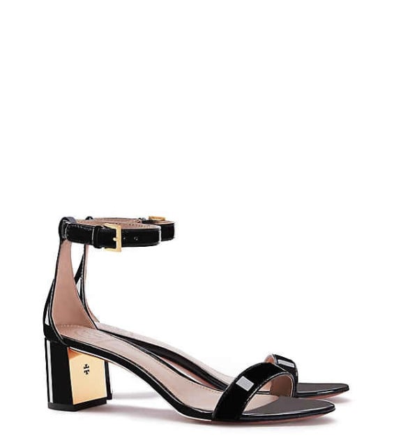 Tory Burch CECILE SANDAL Black Gold tory burch spring event sale