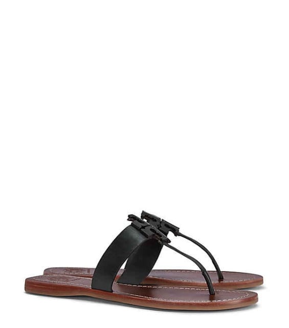 Tory Burch MOORE THONG SANDAL Black