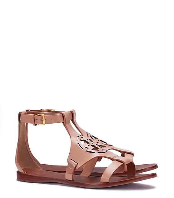 Tory Burch ZOEY LEATHER SANDAL Sand