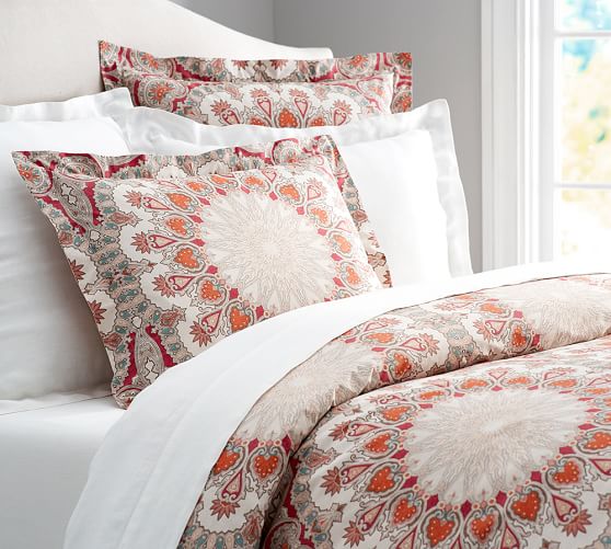 VALENCIA DUVET COVER & SHAM Pottery Barn 