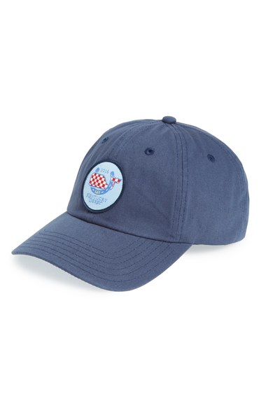 Vineyard Vines 2016 142 Kentucky Derby 'Whale Patch' Baseball Cap Baltic Blue