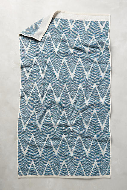 Woven Chevron Towel Collection Anthropologie extra 40% off sale