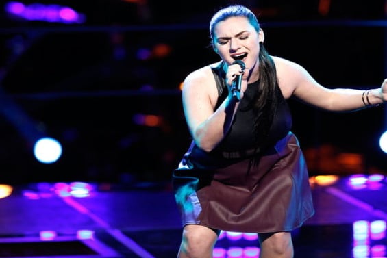  Watch The Voice Season 10 Episode 12 The Knockouts Night Three: See Abby Celso of Team Pharrell Williams perform Hall and Oates hit song "Rich Girl" for the judges!
