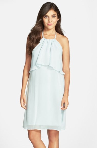 nouvelle AMSALE 'Suki' Chiffon Halter Dress Cloud kentucky derby popover dresses 