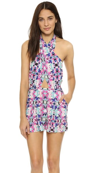 6 Shore Road by Pooja Chiva Cutout Cover Up Romper Atlantic Floral beach cover-ups memorial day weekend summer vacation trip