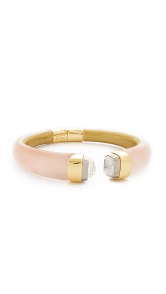 Alexis Bittar Mirrored Break Hinge Bracelet Peach Shopbop surprise sale