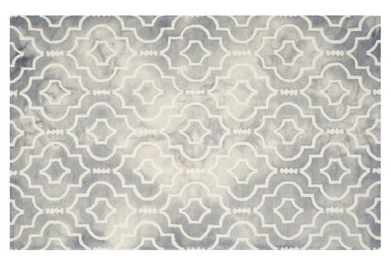 Aluin Rug, Gray/Ivory One Kings Lane one kings lane rug blowout sale memorial day weekend