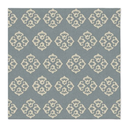 Andalusia Wool Dhurrie - Blue Sage West Elm west elm rug sale
