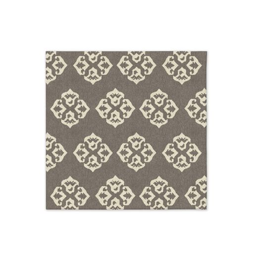 Andalusia Wool Dhurrie - Platinum West Elm west elm rug sale