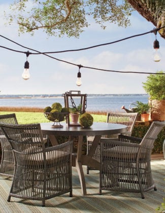 Birch Lane Monterey 5-Piece Teak Dining Set Wayfair wayfair patio furniture sale